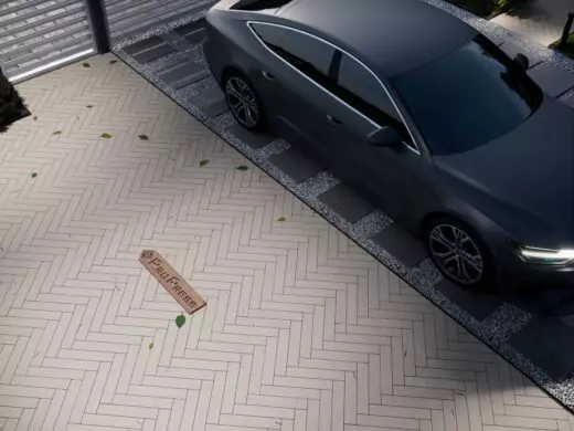  Паркет 400х80 Белый